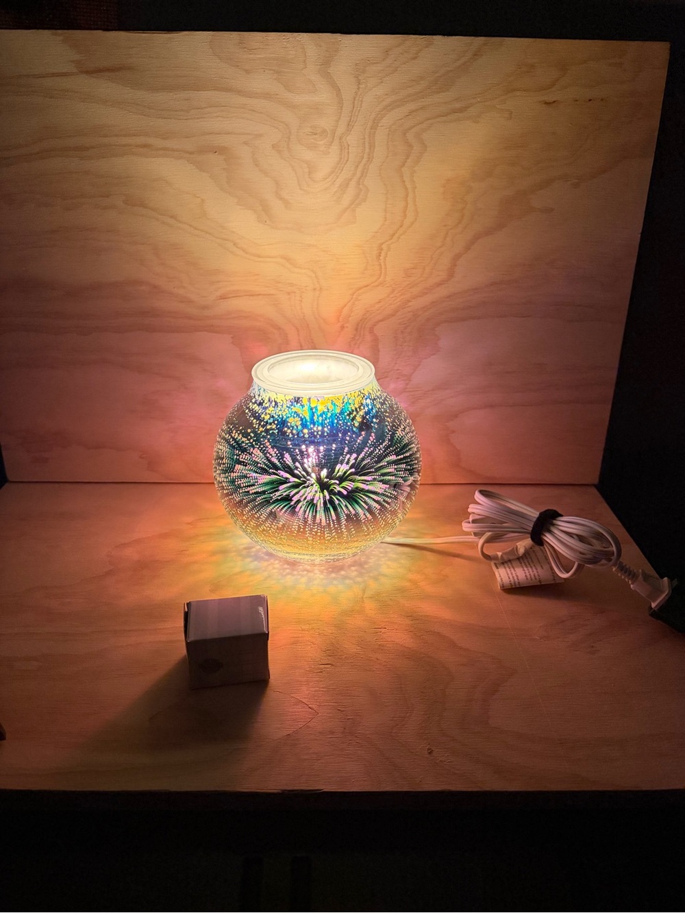 Scentsy Stargaze Fireworks rainbow premium full size warmer Retired
